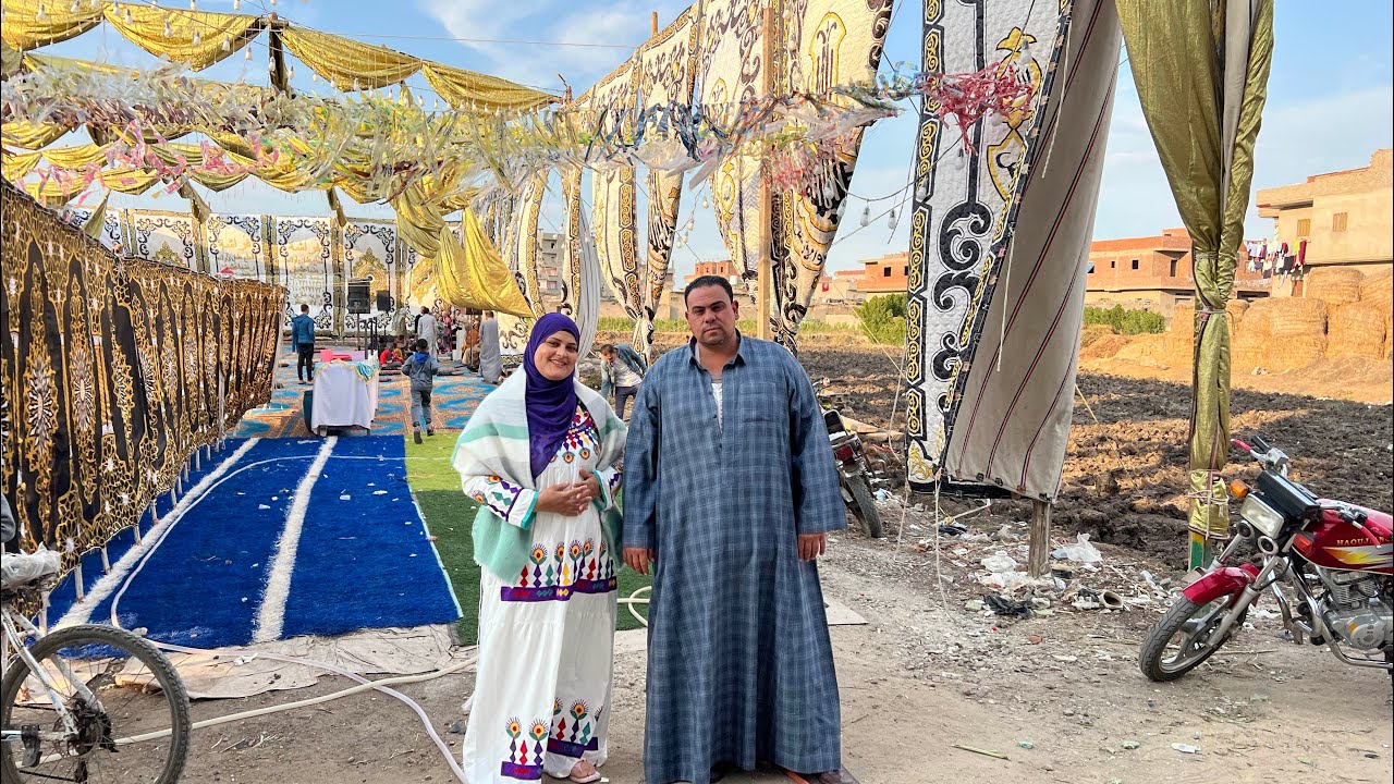 جوزي أخدني ووقفنا في الشارع نستقبل الحبايب 🤝لافتتاح بيتنا الجديد 🏡بختمه قرأنيه 🤲وإطعام الطعام🐄