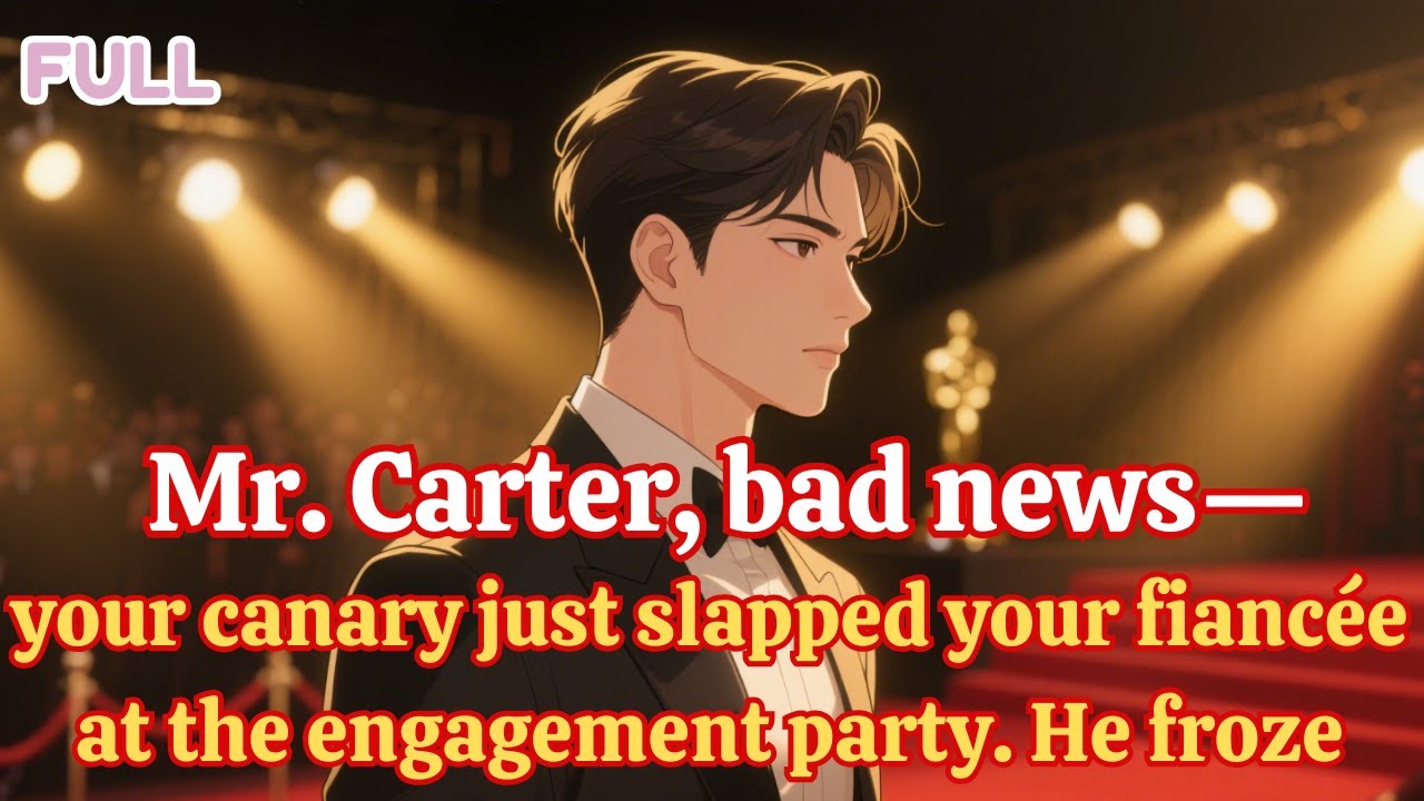 Mr  Carter, bad news—your canary just slapped your fiancée at the engagement party  He froze