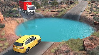 Cars vs Giant Crater | Giant Pit - BeamNG Drive - 🔥 ULTIMATE Edition Compilation 2