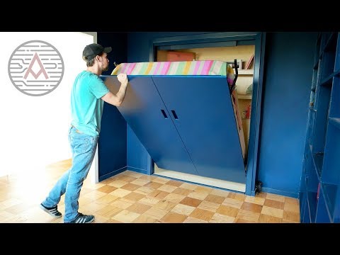 Converting a Closet into a Murphy Bed -- DIY Woodworking