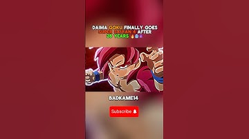 DAIMA GOKU FINALLY GOES SUPER SAIYAN 4 🔥😮‍💨 {Dragon ball Daima Episode 18} #goku #ssj4