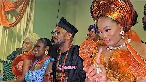 MOMENT WITH THE KIEKIE, ETIM EFFIONG, NANCY ISIME, AND OTHER CREW OF ASO EBI DAIRIES AT THE PREMIERE