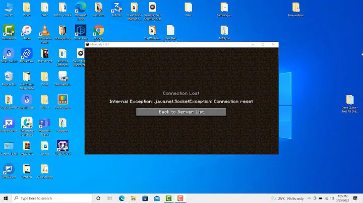 How to Fix Internal Exception: java.net.SocketException: Connection Reset Issue in Minecraft 1.18.1