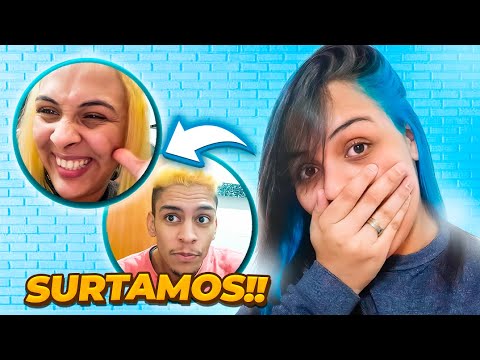 SURTO NA QUARENTENA 😂 PINTAMOS O CABELO!!!!