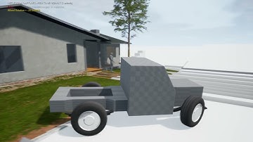 Vehicle suspension UE4 "Multi RayCast (SphereTrace + MMT Plugin)" WIP 01