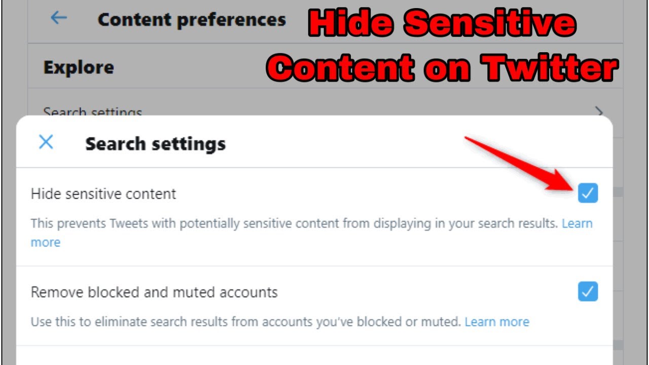 How To Hide Sensitive Content On Twitter How To View Or Hide