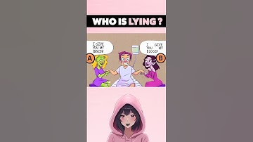 Who is Laying ? #quizriddle #riddlejourney #brainriddle #detectivemystery #brainteasers #logicgames