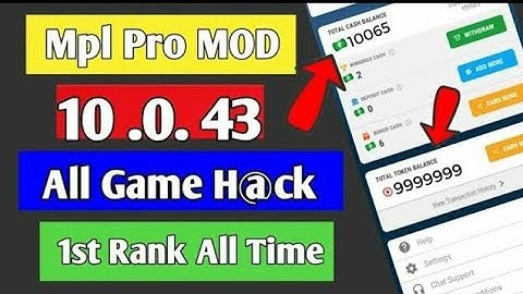Mpl Pro 1.0.43 Latest Hack Mod Apk Download For Free | No Ban