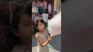 First Time Try Cotton Candy