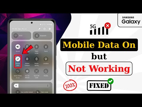 Samsung Mobile Data Not Working 2026 | Mobile Data on but internet not working on Samsung Phone