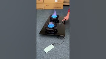⭐ Product Link in Comments ⭐Liftable Double Gas Stove⁠ #kitchen #gadgets ⁠