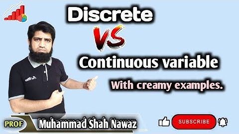 Discrete vs Continuous variable☝️✌🌧🌖  in Urdu/Hindi