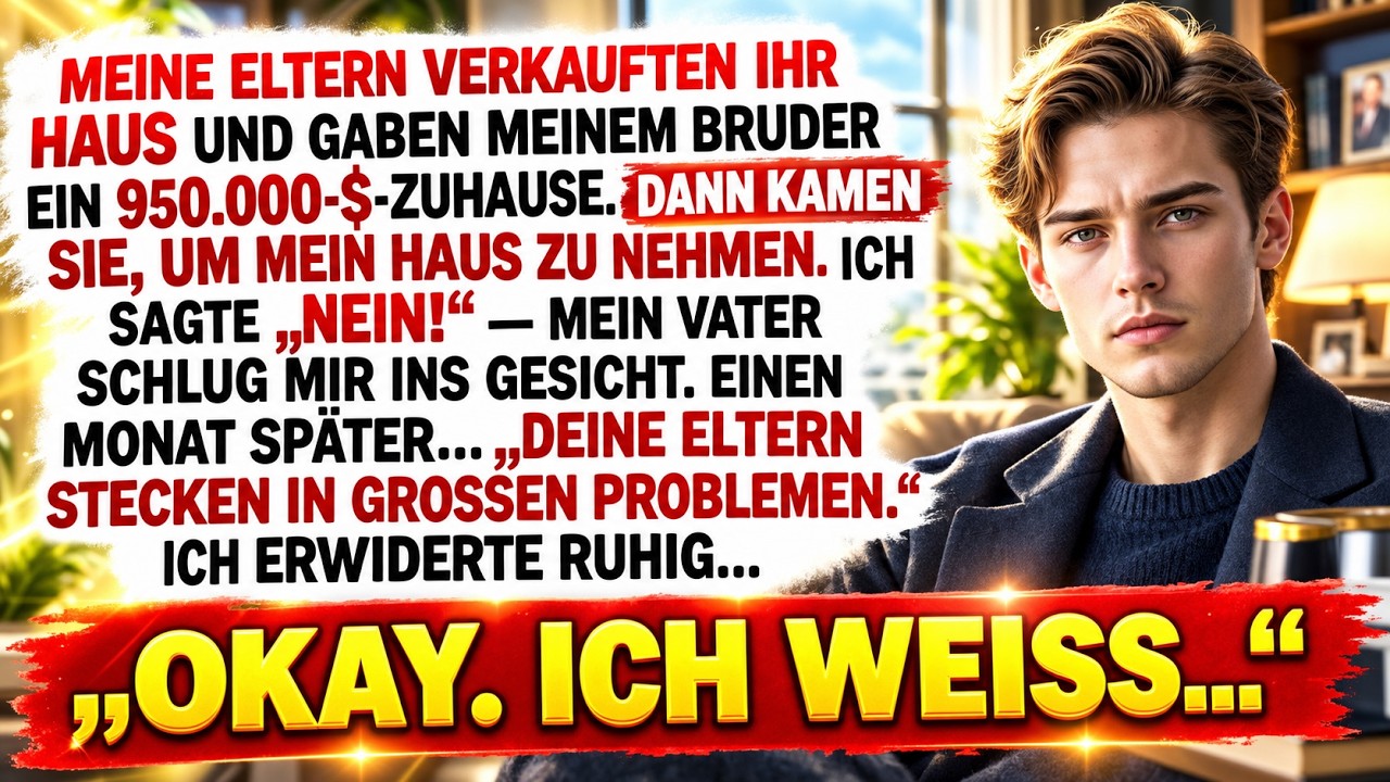Meine Eltern gaben meinem Bruder ein 950.000-€-Haus–Als sie mein Haus wollten, sagte ich nur: „Nein“