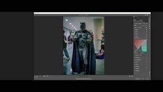 EDITING BATMAN COSPLAY PHOTO #batman #cosplay #photography screenshot 5