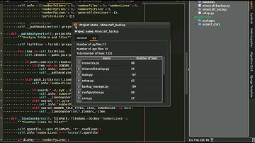 NINJA-IDE Project-Stats 0.1