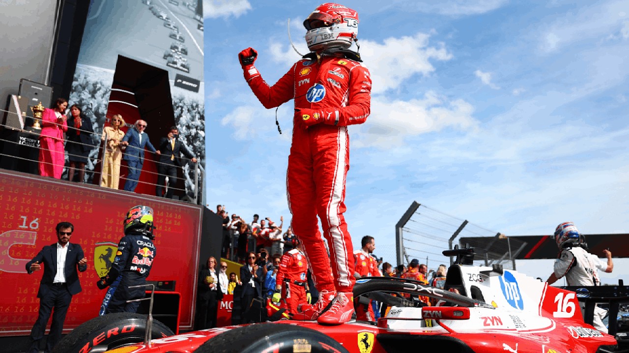 Leclerc delivers Ferrari's 250th win with victory in British GP | motorsport | SuperSport | SuperSport