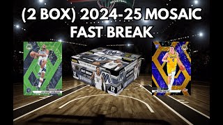 BREAK #10395 2 BOX 2024 25 MOSAIC FAST BREAK RT #1 screenshot 4