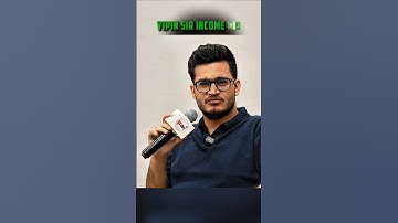 Vipin Sir Income💵 #physicswallah #pw_motivation #jeeadvanced #jee #neet #neet2026 #broadcast #yt