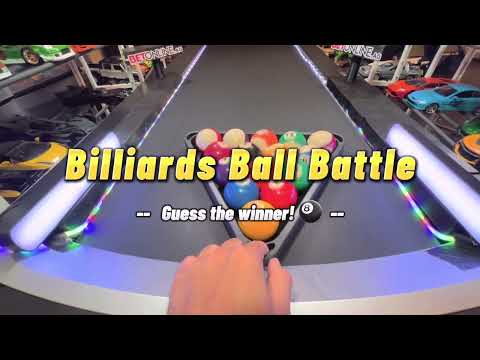BILLIARDS BALL BATTLE 🎱 treadmill Pool ball race 🔥