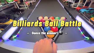 Billiards Ball Battle Treadmill Pool Ball Race
