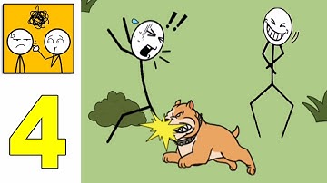 Make Me Angry: can you? - Stickman Brain Puzzle Gameplay Walkthrough - All Levels 226--300 Part 4