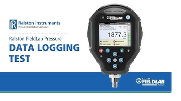 How to Run a Data Logging Test with the FieldLab Pressure Calibrator | Ralston Instruments