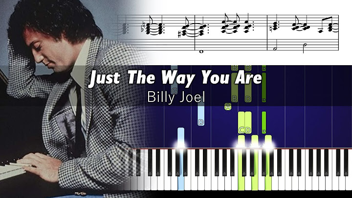 Just the Way You Are Piano version - Piano performance video thumbnail