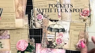 Vintage Ephemera Pocket with Tuck Spot | Junk Journal Tutorial