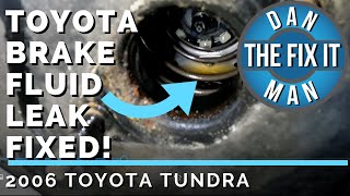 MYSTERY SOLVED! BRAKE FLUID LEAK 2006 TOYOTA TUNDRA BRAKE MASTER CYLINDER AND BOOSTER REPLACEMENT screenshot 5