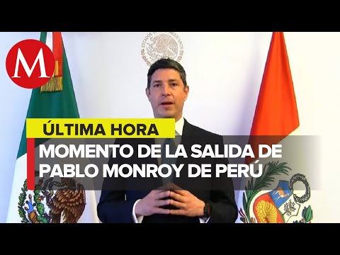 El embajador mexicano sale de Perú