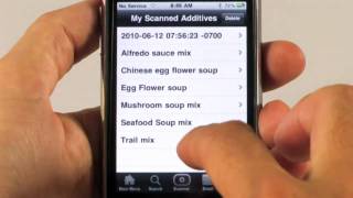 iScan My Food iPhone app TUTORIAL screenshot 4