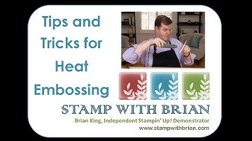 Heat Embossing Tips