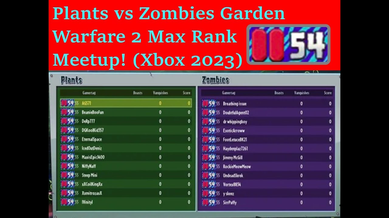 Pvz Gw2 Max Rank Meetup 2023 YouTube pvz-gw2-max-rank-meetup-2023-youtube