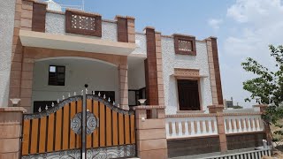 30x60, 3 Room Jodhpur Stone Elevation House at Ashapurna Nanomax  Interior Design# Jodhpur Home .