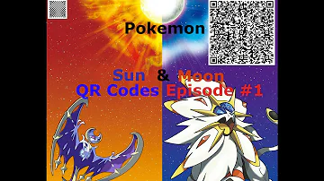 Pokemon Sun and Moon QR Codes Part 1