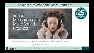 Advanced Microphone Measurement part 1