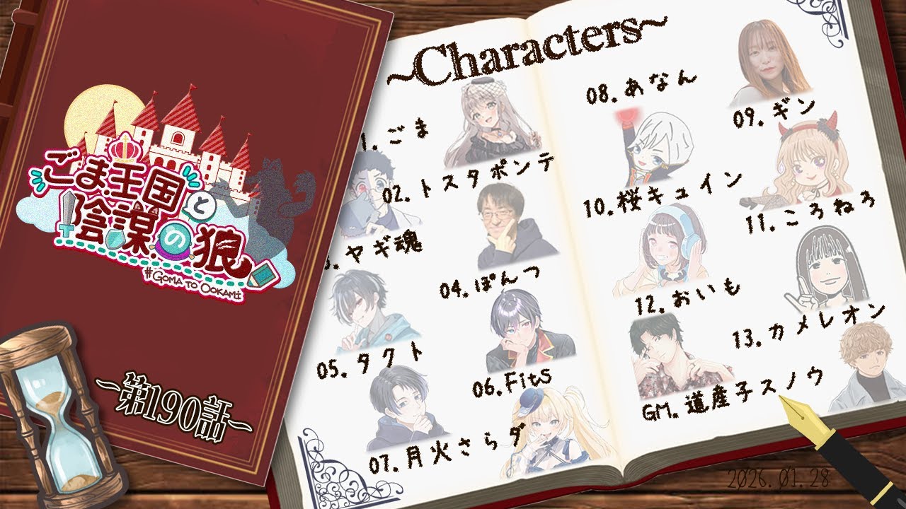 【#zoom人狼】 #ごま王国と陰謀の狼　第190話　GM.道産子スノウ視点