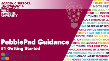 Introduction to PebblePad for students