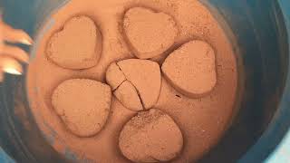 Heart Shaped Red Sand Crumbling Asmr Extremely Satisfying Subscribe Asmrmentry For More.