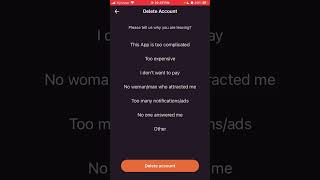 How to delete account in BLOOMER VIDEO CHAT APP? screenshot 4