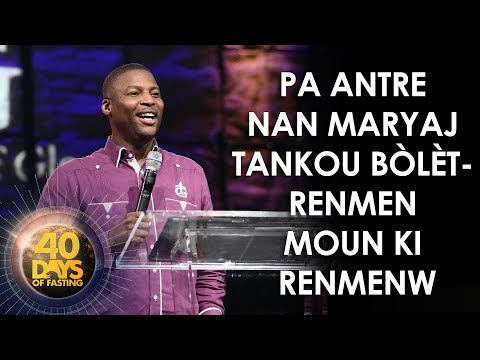 Gregory Toussaint- Pa antre nan maryaj tankou bòlèt- renmen muon ki renmenw- Tande sa!