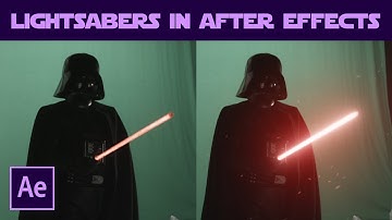 AFTER EFFECTS LIGHTSABER TUTORIAL:  How we made the lightsabers in "Force of Darkness".