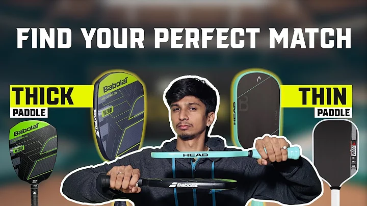 Thick vs Thin Core Pickleball Paddles – Which One Wins on the Court? 🏓🔥
