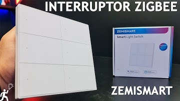 INTERRUPTOR INTELIGENTE 4X4 DE 6 TECLAS DA ZEMISMART ZIGBEE