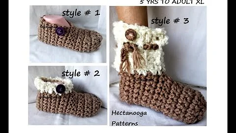 Learn to Crochet Super Easy Slippers for All Sizes with Guaranteed Fit!