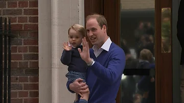 Prince William Takes George to Hospital to See Newborn Sister