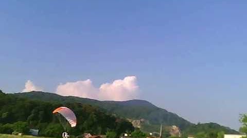 RC powered paragliding Training flight 11072013 (RC Paramotoring)