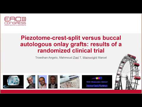 Flapless Piezotome Crest Split vs. Onlay grafting RCT / Ultraschall Kieferknochenaufbau