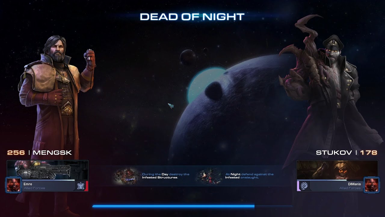 StarCraft 2 Co-op | Mengsk & Stukov | Dead of Night | Brutal