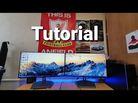 Video: How To Connect Two Monitors To One Computer